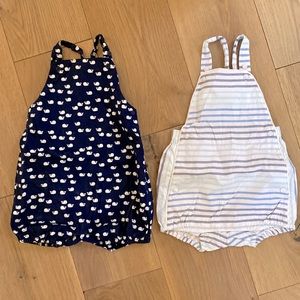 Janie and jack bubble romper set
